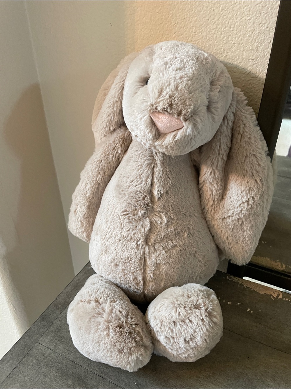 Jellycat Plush Beige Medium/Large Bunny Cuddly Soft